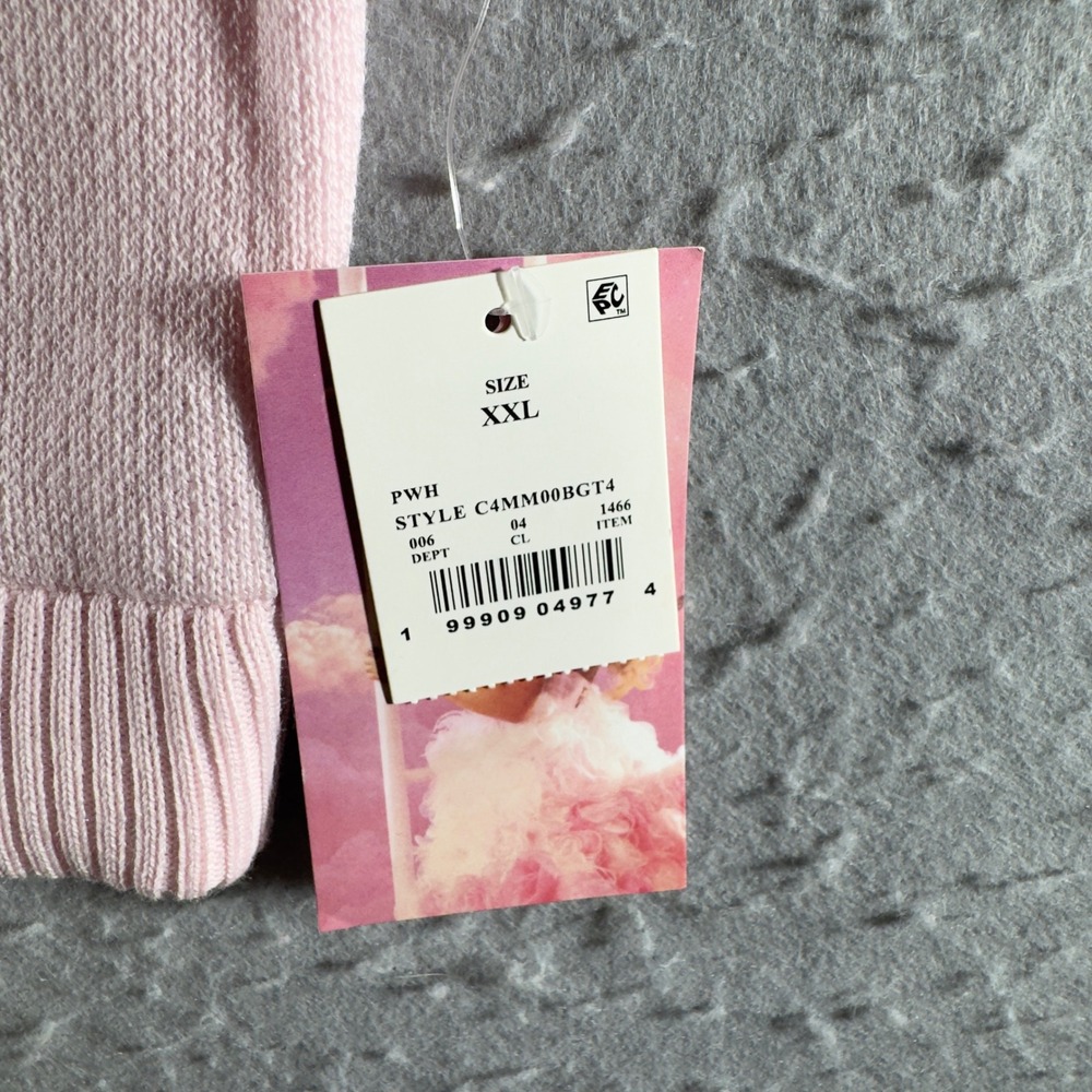 1596 | NWT Megan Moroney Cloud 9 Pink Knit Lounge Set Shorts XXL - Picture 6 of 16